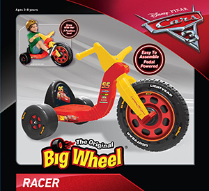 pixar 16 cars 3 big wheel\