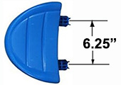 Original Big Wheels Blue Plastic Seat Back